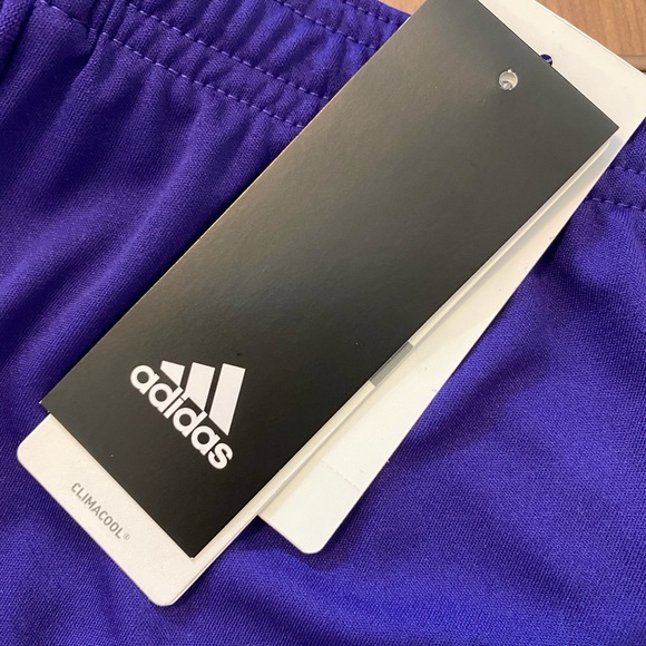 BNWT Purple Adidas Shorts - Picture 2 of 3